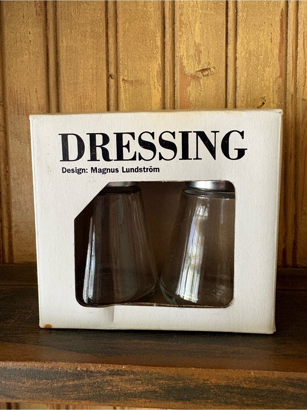 NIB Vintage IKEA "Dressing" Salt & Pepper Shakers by Magnus Lundström